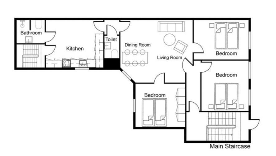 Xl Flat W 3 Bedrooms By Kings Garden In Cph City โคเปนเฮเกน ภายนอก รูปภาพ